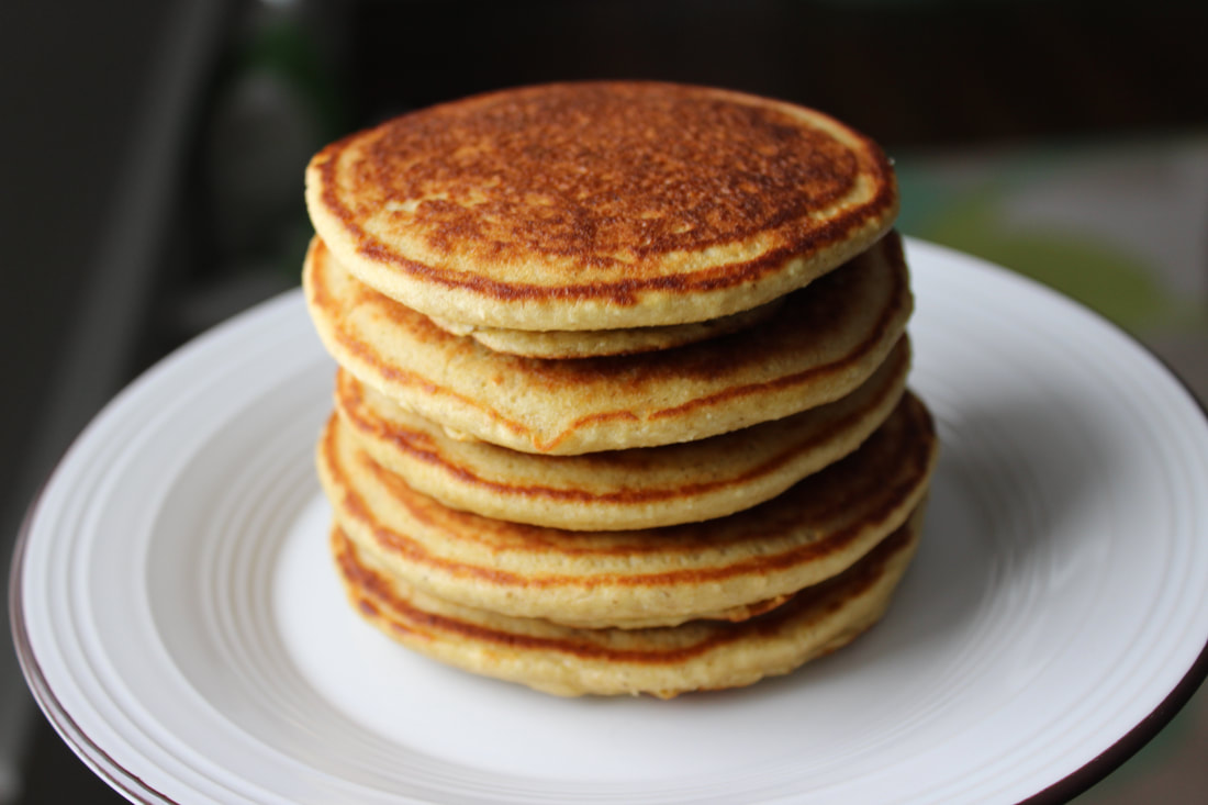 hearty gluten-free oat pancakes